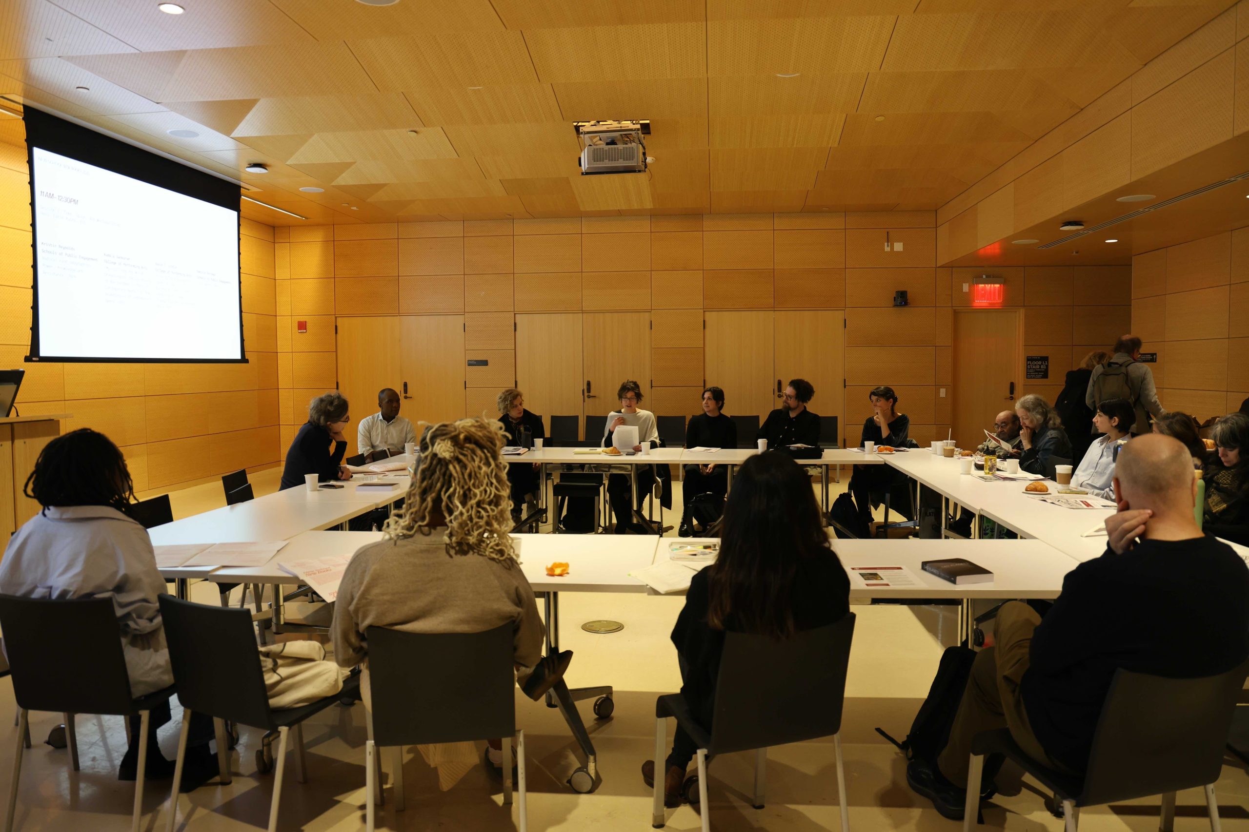 The topics explored throughout the event ranged from political satire and collective organizing to personal narratives, the oral/aural, and interspecies intelligence. Photo courtesy the Vera List Center for Art and Politics